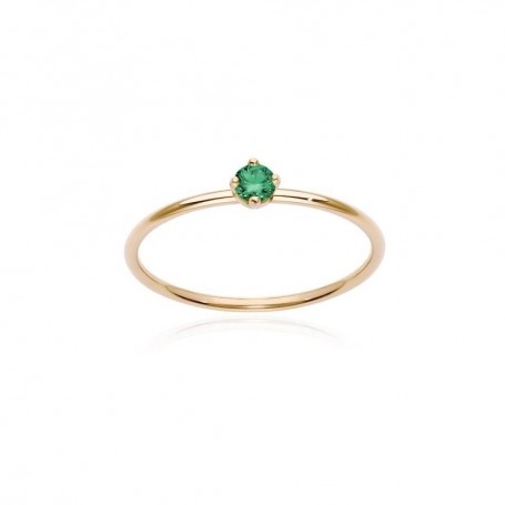 Burato Gioielli Anello Emerald Solitaire