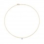 Burato Gioielli Sapphire Solitaire Necklace